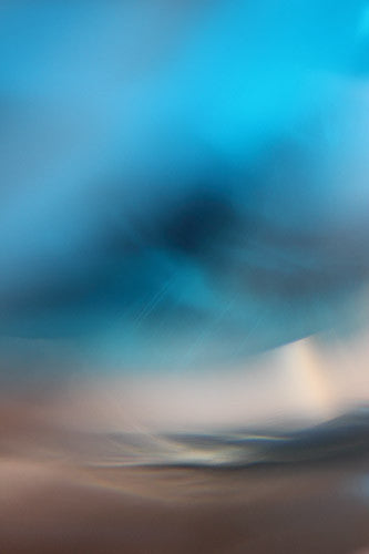 Cloudy World 4 blue abstract ethereal landscape photography print for ...